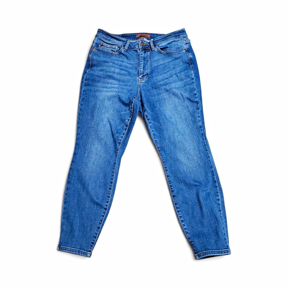 Judy Blue Los Angeles Skinny High Rise Medium Wash Stretch Jeans Sz 16W